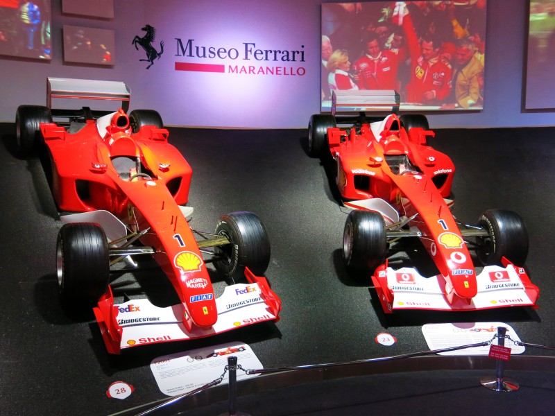Ferrari Muzeu Maranello Monopost F2001 F2002